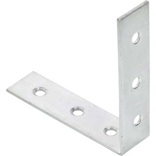 Perry Corner Braces with Screws Bright Zinc Plated 10 Pack
