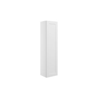 Feldon 350mm Wall Hung 1 Door Tall Unit Matt White
