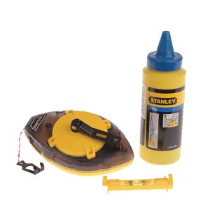 Stanley Power Winder Chalk Line & Chalk & Level