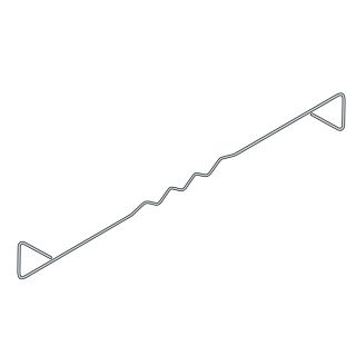 Ancon 275mm HRT4 Staifix Wall Ties Stainless Steel 250 Box