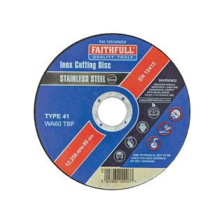 Faithfull 115mm x 22.23B Inox Cutting Disc