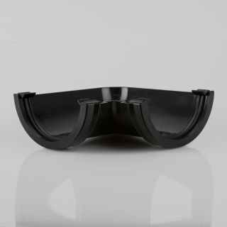 Brett Martin 112mm Roundstyle 90° Gutter Angle Black