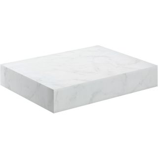 Stoneleigh 600mm Wall Hung Basin Shelf White Marble