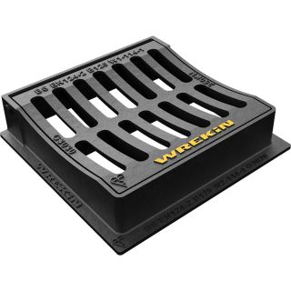 Wrekin 300 x 300 x 75mm Anti-theft Gully Grate Dished Top Ductile Iron B125