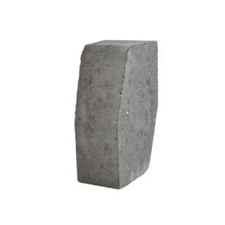 BS Eaton Small Restraint Kerb External Radius Charcoal