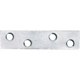 Perry 75mm Mending Plates with Screws Bright Zinc Plated 10 Pack