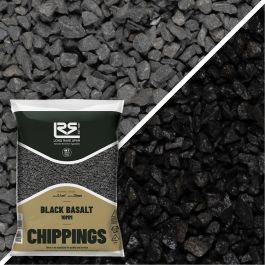 Long Rake Spar 20kg 10mm Black Basalt Chippings