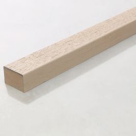 Edging Sample Square Millboard 32 x 50mm 2.4m Flexible Square Edging Limed Oak