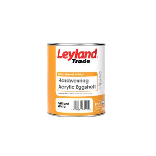 Leyland Hardwearing Acrylic Eggshell Brilliant White