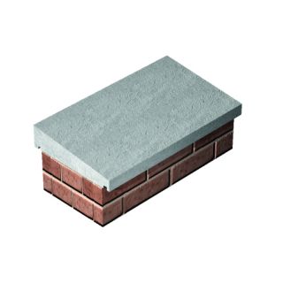 Supreme Concrete Splayed Once Weathered Coping