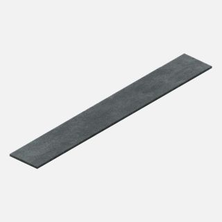 Global Stone Porcelain Station Edging Strip Black 900 x 140 x 20mm