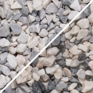 Long Rake Spar 20kg 20mm Polar Ice Chippings