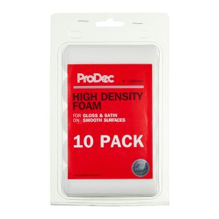 Rodo 4 Prodec High Density Foam Mini Roller Refills 10 Pack