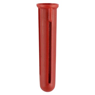 Timco 30mm Red Plastic Plug 100 Pack