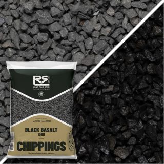 Long Rake Spar 20kg 10mm Black Basalt Chippings