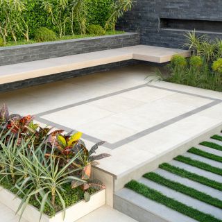 Global Stone Porcelain Paving Station White 600 x 900 x 20mm