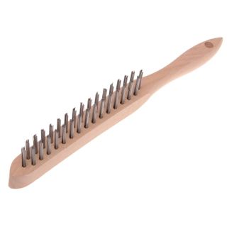 Faithfull 2 Row Heavy Duty Steel Wire Brush