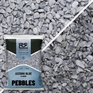 Long Rake Spar 20kg 8 - 12mm Azzuro Blue Pebbles