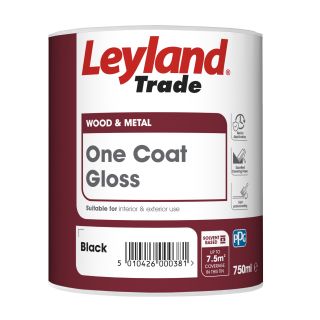 Leyland 750ml One Coat Gloss Black