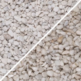 Long Rake Spar 20kg 8 - 10mm Artico White Pebbles