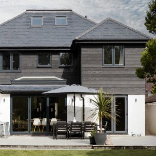 Millboard 18 x 200mm 3.6m Envello Shadow Line+ Cladding Board Burnt Cedar