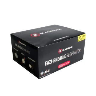 Rodo Blackrock Eazi-Breathe FFP2 Fold Flat Valved Respirator 20 Box