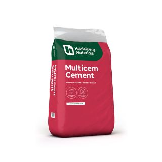 Heidelberg Materials 25kg Multicem Cement Plastic Bag