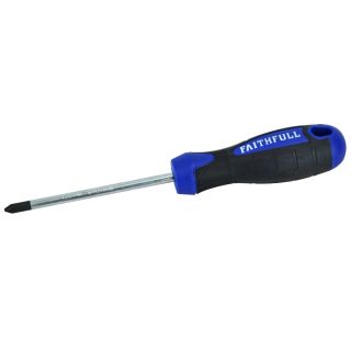 Faithfull 2pt x 75mm Phillips Screwdriver Soft Grip