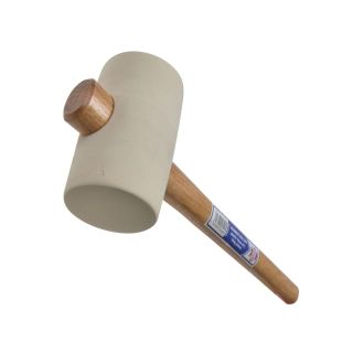 Faithfull 75mm Face Rubber Mallet White