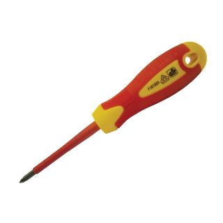 Faithfull PH2 x 100mm Phillips VDE Screwdriver Soft Grip