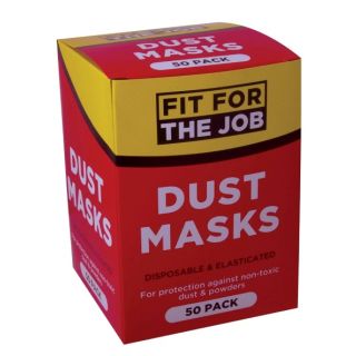 Rodo Fit For The Job Non-Valved Disposable Moulded Respirator 50 Pack