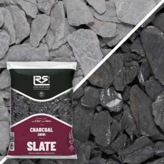 Long Rake Spar 20kg 20mm Charcoal Slate