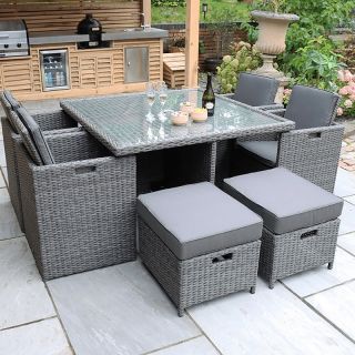 Paris 8 Seater Cube Dining Set