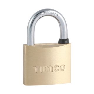 Timco 40mm Veto Brass Padlock
