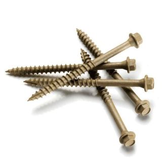 Millboard 6.3 x 90mm Subframe Hexhead Screw Inc Drive Bit 50 Box