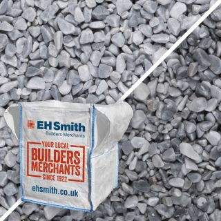 Long Rake Spar Bulk Bag 8 - 12mm Azzuro Blue Pebbles
