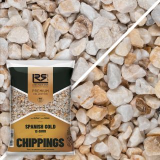 Long Rake Spar 20kg 12 - 20mm Spanish Gold Chippings