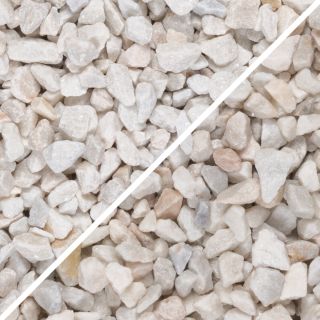 Long Rake Spar 20kg 20mm Polar White Chippings