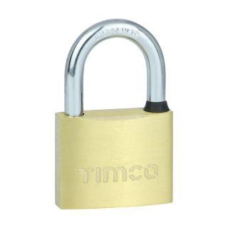 Timco 50mm Veto Brass Padlock