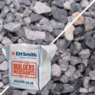 Long Rake Spar Bulk Bag 20mm Ice Blue Chippings