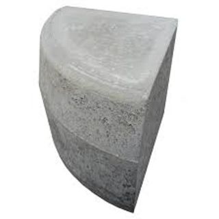 255 x 305 x 305mm Half Battered Quadrant