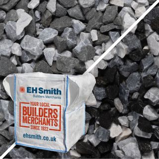 Long Rake Spar Bulk Bag 14 - 20mm Black Ice Chippings