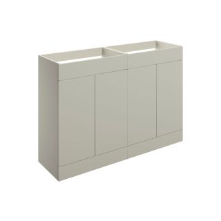 Claverdon 1180mm Floor Standing Basin Unit Only Matt Latte