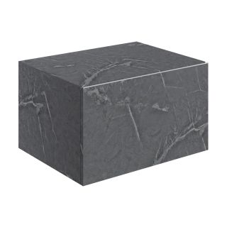 Stoneleigh 600mm Wall Hung Storage Drawer Grey Marble
