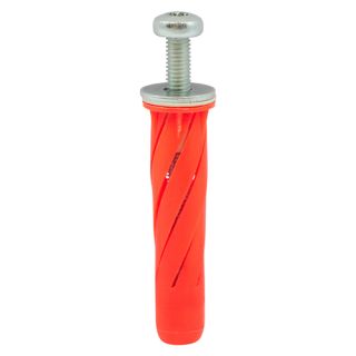 Timco M5 x 55mm Multi-Fix Stella Fixings Red 4 Pack