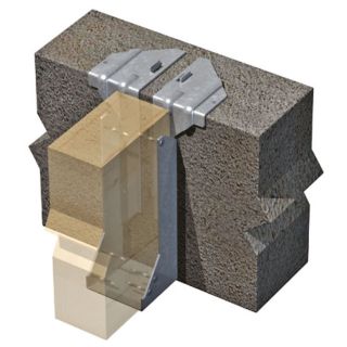 Expamet 75 x 200mm Masonry (built-in) Single Piece Joist Hanger