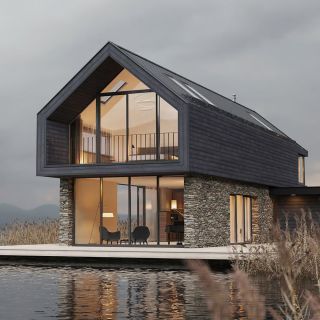 Millboard 18 x 200mm 3.6m Envello Shadow Line+ Cladding Board Anthracite