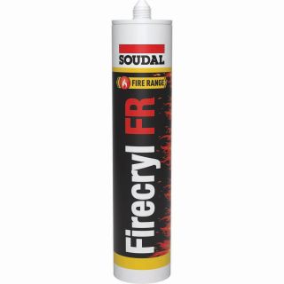 Soudal 310ml Firecryl FR Acrylic Sealant White
