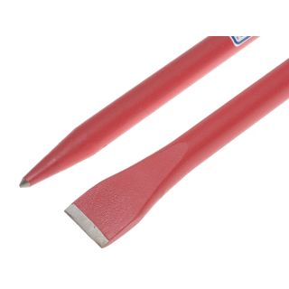 Faithfull Chisel & 38mm x 1.8m Point Crowbar