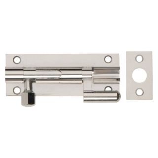 Dale 76 x 25mm Necked Barrel Bolt Polished Chrome